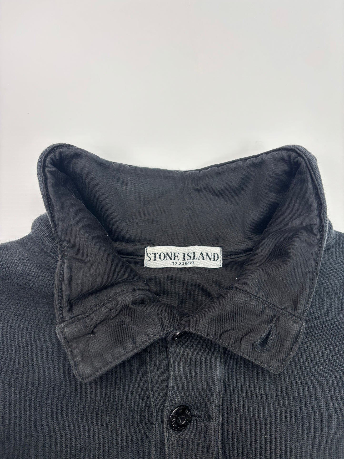 Stone island button up jumper (L)